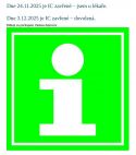 Název akce: Infocentrum - oznámení, datum akce: průběžně - průběžně