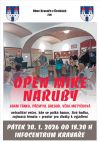 Název akce: Open Mike naruby, datum akce: 30.01.2026 - čtvrtek