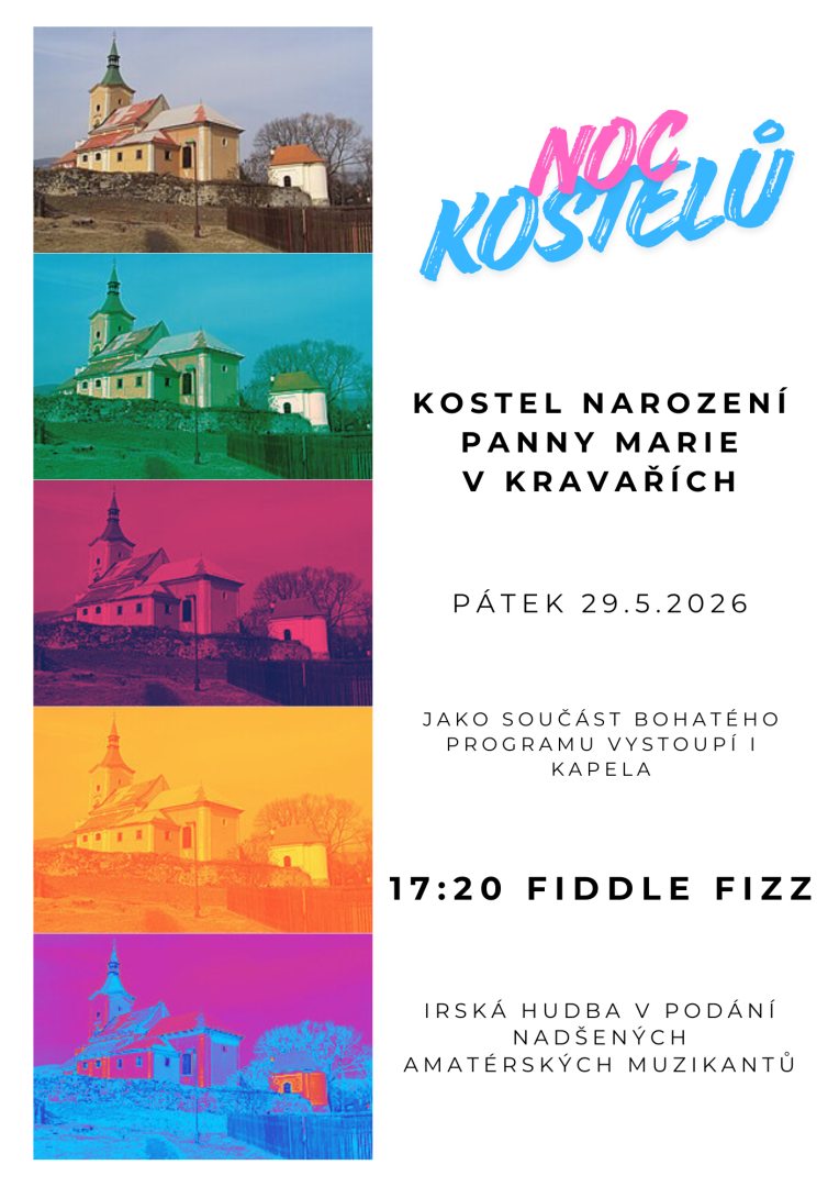 Kopie návrhu Noc kostelů Kravaře 2026 verze bez fotky